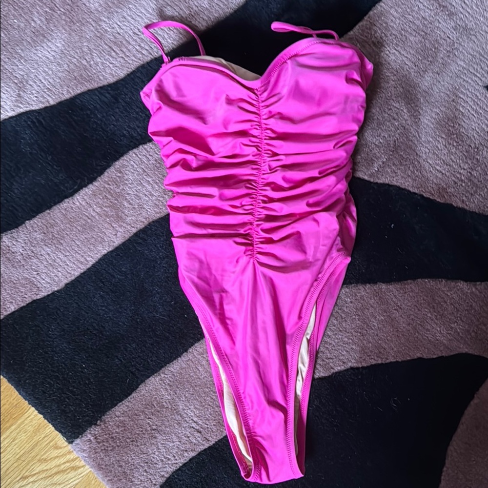 Women’s Jcrew Pink One Piece Swimsuit